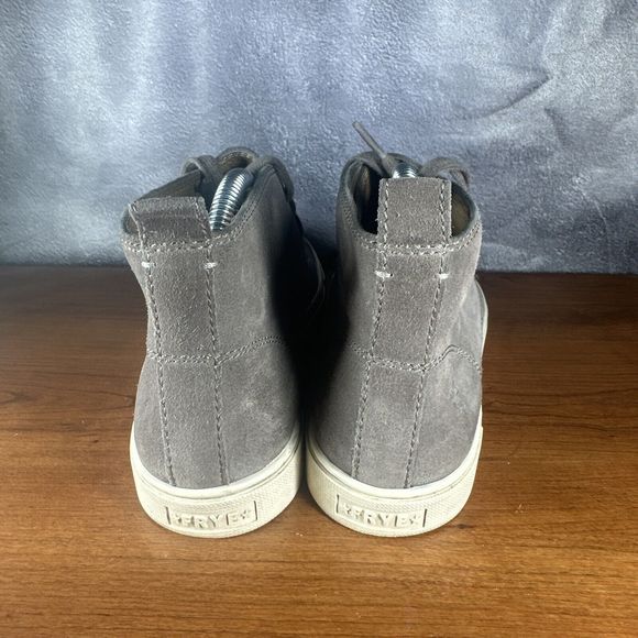 Frye Shoes Men\'s 8 Gray Sneakers Mid Top Chukka Suede